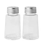 Salter 750 CLXR Salt & Pepper Shakers - Set Of 2, Mini Classic Seasoning Mills, BPA-Free Glass, Stainless Steel Screw Caps, Kitchen, Café, Bistro Use, Lightweight, Capacity: 30g Salt/15g Pepper