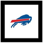 Gallery Pops NFL Buffalo Bills - Primary Mark Wall Art, Black Framed Version, 12" x 12"
