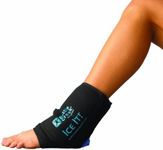 Ice It! Cold & Hot Therapy System Ice Pack Wrap for Ankle, Elbow and Foot - MaxCOMFORT™ (Ankle/Elbow/Foot Design; 10 ½” x 13”) - F30514