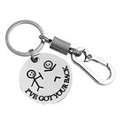 Best Friend Keychain for Friends BFF Besties Companion I Got Your Back Stick Figures Women Men Christmas Birthday Valentine Gift