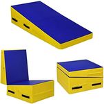 GYMAX Incline Gymnastics Mat, 60"X3