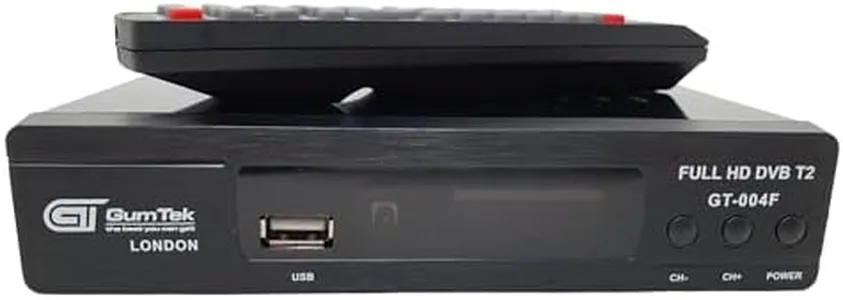 Digital Freeview HD Set Top Box Digibox Plus Recorder - Gumtek GT-004F - Dual Tuner UK TV Box With 7 Day EPG, HDMI Full HD Enabled, Timeshift and Subtitles Service