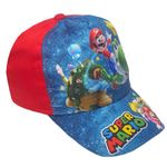 C Classic Unisex Mario Bros Baseball Caps for Kids (Age 6 Yrs to 9 Yrs) (Red)