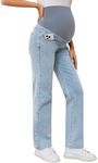 POSHGLAM Women's Maternity Jeans St
