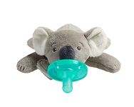 Philips Avent Soothie Snuggle Pacifier Holder with Detachable Pacifier, Koala, 0m+, SCF347/06