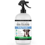 The Healthy Dog Co - Dog Perfume Spray - Natural Dog Deodorant Spray and Dog Cologne - Fresh Baby Powder Dog Spray for Smelly Dogs - Odour Eliminator Suitable as Puppy Perfume - 250ml