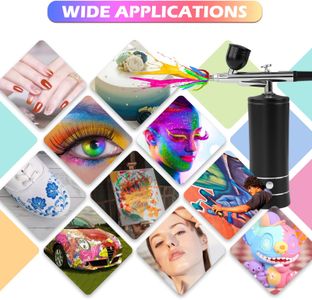 Ykall Airbrush Kit – Black, Portable Spray Painting Set