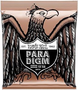 Ernie Ball Paradigm Medium Phosphor Bronze Acoustic Guitar Strings - 13-56 Gauge