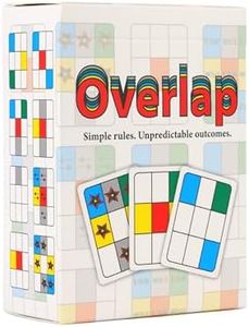 Overlap - Award-Winning Deceptively Simple Strategy Card Game For Adults and Families - 2 Player Game or Up To 8 Players - Easy to Learn Mensa Recommended Brain Game - Smart Stocking Stuffer