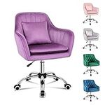 ALFORDSON Velvet Office Chair Swive