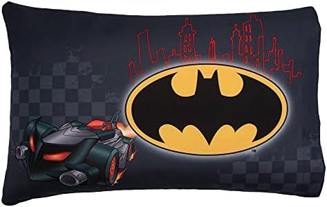 Franco Kids Bedding Super Soft Microfiber Pillowcase, 20 in x 30 in, Batman