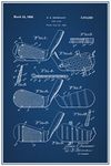 Golf Club 1931 Official Patent Blueprint Poster 24x36 inch