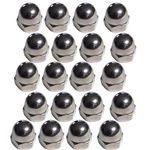 M6 Dome Nuts Marine Grade Acorn Style in A4 Stainless Steel 316 – Corrosion Resistant Fasteners (Pack of 20)