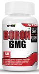 Nutrija Boron 6MG as Boron Citrate/Aspartate/Glycine Complex in each Serving - 60 Capsules