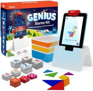 Osmo Genius Starter Kit for Kids Ages 6–10 | 7 Educational Learning Games | Fire Tablet Compatible | Educational STEM Learning System | Base Included