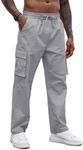 COOFANDY Mens Cargo Jogger Sweatpan