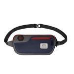 Harissons Orbito Water Resistant Waist Bag for Men & Women | Fanny Waist Pouch Pack | Ideal for Hiking, Travel, Camping & Outdoor Sports Activities (Grey & Navy)