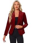 Allegra K Women's Office Coat Solid