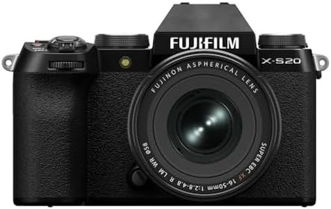 Fujifilm X-S20 Mirrorless Digital Camera XF16-50mmF2.8-4.8 R LM WR - Black