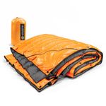 ZOOOBELIVES Ultralight Down Camping Blanket - 1.35lbs, 650 Fill Power Puffy Quilt. Compact & Warm Comforter for Travel, Beach, Hammock, Backpacking - Elevate Your Outdoor Comfort - AlpliveR300