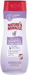 Nature's Miracle Charcoal Odour Control Shampoo and Conditioner for Dog, Enriched Formula, Sulfate and Paraben Free, Lavender Rain Scent 473 ml (15.9 fl oz)