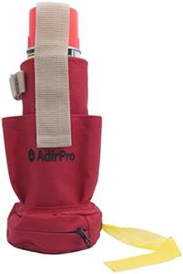 AdirPro Spray Can Holster & Flag Tape Dispenser with Pockets, Belt Loop & Belt Clip