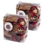 Ikea STORTSKON Scented Potpourri, Red & Brown, Berries - Set of 2 x 90g Bags