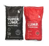 Log Barn Restaurant Grade Lumpwood Charcoal (2 x 10Kg Bags). Lump Wood Charcoal for BBQs & Catering. Long-Burning Large Charcoal Pieces for Cooking - Genuine Log Barn Barbecue Charcoal