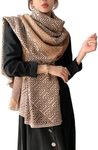 Large Pashmina Shawls and Wraps for Women Extra Long Soft Cashmere Feel Throw Womens Fall Scarfs Shawls and Wraps for Wedding, Champagne, Large