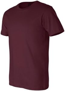 Bella Canvas Unisex Jersey Short-Sleeve T-Shirt, mens, 3001C, XXXX-Large,Maroon, XXXX-Large,Maroon