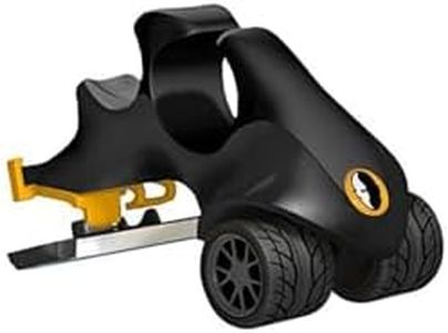 HeadBlade LE ATX Men's Head Shaving Razor - Black - Rigid Body with Multiblade Design and Non Slip Rubber Ring for Easy Reach, Close Shave