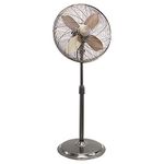 Ecohouzng 16 inch Oscillating Pedestal Fan, Brown, CT4400701SB