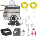 Mikatesi 753-05908 Carburetor with Air Filter Kit for Troy-Bilt TB4SC Yard Man YM45SC Fits HB425 BV428 Craftsman 4-Cycle 25cc Handheld Blower Gas Blower Carb