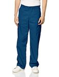 Dickies EDS Signature Cargo Pants for Men, Zip Fly Front Scrub Pant in Soft Brushed Poplin 81006, S, Ciel, Caribbean Blue, Medium