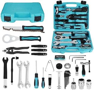 DuraTech 40PC Bike Repair Kit, Bicycle Tool Kit with Carry Case, Bike Accessories for Repairing Tyres, Brakes, Chains, Pedal, Mountain Bike & Road Bike Maintenance, Great Gift for Men, Bike Enthusiast