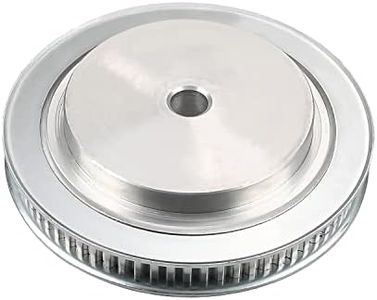 Fielect Aluminium Alloy XL 72 Teeth 12mm Inner Bore Diameter Timing Belt Pulley Flange Synchronous Wheel Silver Tone for 3D Printer CNC 1Pcs