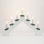 Lewondr Christmas Swedish Candelabr