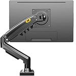 NB AV Mount Monitor Desk Mount Stand Full Motion Swivel Monitor Arm with Gas Spring for 17-30''Monitors(Within 4.4lbs to 19.8lbs) Computer Monitor Stand ZZ-F80-B