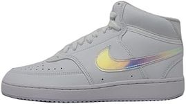 Nike Court Vision Mid Women's Shoes White/Football Grey/Multi-Color Size 6