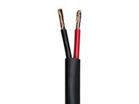Monoprice Speaker Wire/Cable - 50 Feet - 12 AWG 2 Conductor CMP-Rated | UL Plenum Rated, 100 Percent Pure Bare Copper With Color Coded Conductors - Nimbus Series,Black