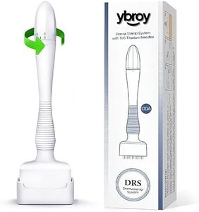 YBROY Derma Pen Stamp For Men And Women | Microneedle Pen For Body & Hair & Beard Growth - Adjustable Microneedling Stamp For Skin - 0.5Mm - 3Mm Titanium Micro Needle Derma Stamp For Skin Care