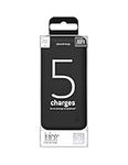 Juice 5 Charges Power Bank Portable Charger for Apple iPhone, Samsung, Huawei, Microsoft, Oppo, Sony - Black