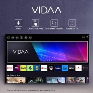 Hisense 65" VIDAA Smart TV – Dolby Vision, Voice Remote, 2023, Black