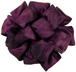 Offray Gelato Wired Edge Ribbon, 1-1/2-Inch by 25-Yard, Eggplant