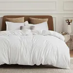 Bedsure White Duvet Cover Queen Siz