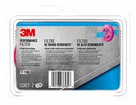 3M P100 Particulate Filters 2091, 2 Pairs