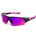 BEACOOL Polarized Sports Sunglasses for Men Women Baseball Fishing Cycling Running Softball Golf Motorcycle Tac Glasses UV400