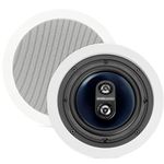 Polk Audio RC6s Speaker 100 W Black, White - Speakers (with Wire, 100 W, 40-20000 Hz, 8 Ohm, Black, White)