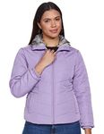 Qube By Fort Collins Women's Parka Coat Jacket Purple Mulberry M