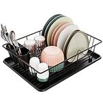 GSlife Dish Drying Rack with Drainb